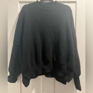 Black easy street tunic